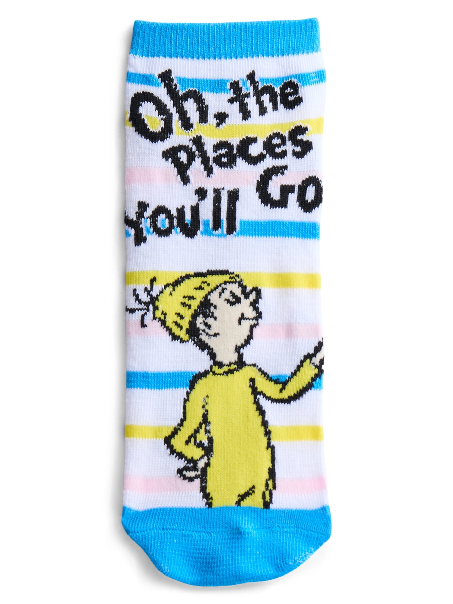 Dr. Seuss Women's Low-Cut Socks, 10-Pack, Shoe Sizes 4-10