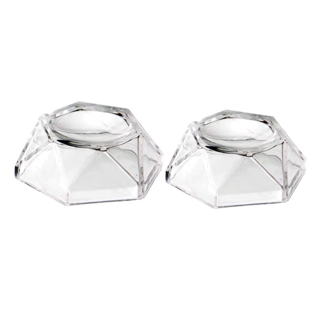 2x de Cristal Base Acrílica Soporte de Decoraciones para Soporte de Exhibición DIY Baoblaze soporte de bola de cristal acrílico