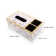 thumbnail image 2 of unbranded 2Ud Caja Organizadora De Pañuelos De PU Con Mármol Para Hogar Y Oficina, 2 of 6