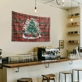 thumbnail image 4 of SEANATIVE Christmas Tree Tapestry Buffalo Grid Wall Tapestry 36H*24W Inches Tapestries for Bedroom Small Tapestry for Bedroom for Living Room Dorm Office, 4 of 6