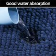 thumbnail image 3 of Bathroom Rugs Set Super Soft mat Absorbent Bathroom Mat Bath Mat Set 3 Pieces Bath Rug for Toilet Bathroom Bedroom Kitchen 32"×20"/24"×16"/20"×20" (Navy Blue) Blue -, 3 of 8
