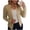 Khaki, variant on Women's Long Sleeve Open Front Cardigans Casual Solid Color Jacket Fall Fashion Coat Lightweight Dusters Ladies Elegant Office Work Tops Slim Fit Plain Cardigan Plus Size