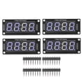 thumbnail image 4 of Módulo de reloj de segmentos, 4 juegos Módulo de pantalla digital de 4 dígitos Tubo de pantalla LED digital de dígitos Parte superior de la línea, 4 of 14