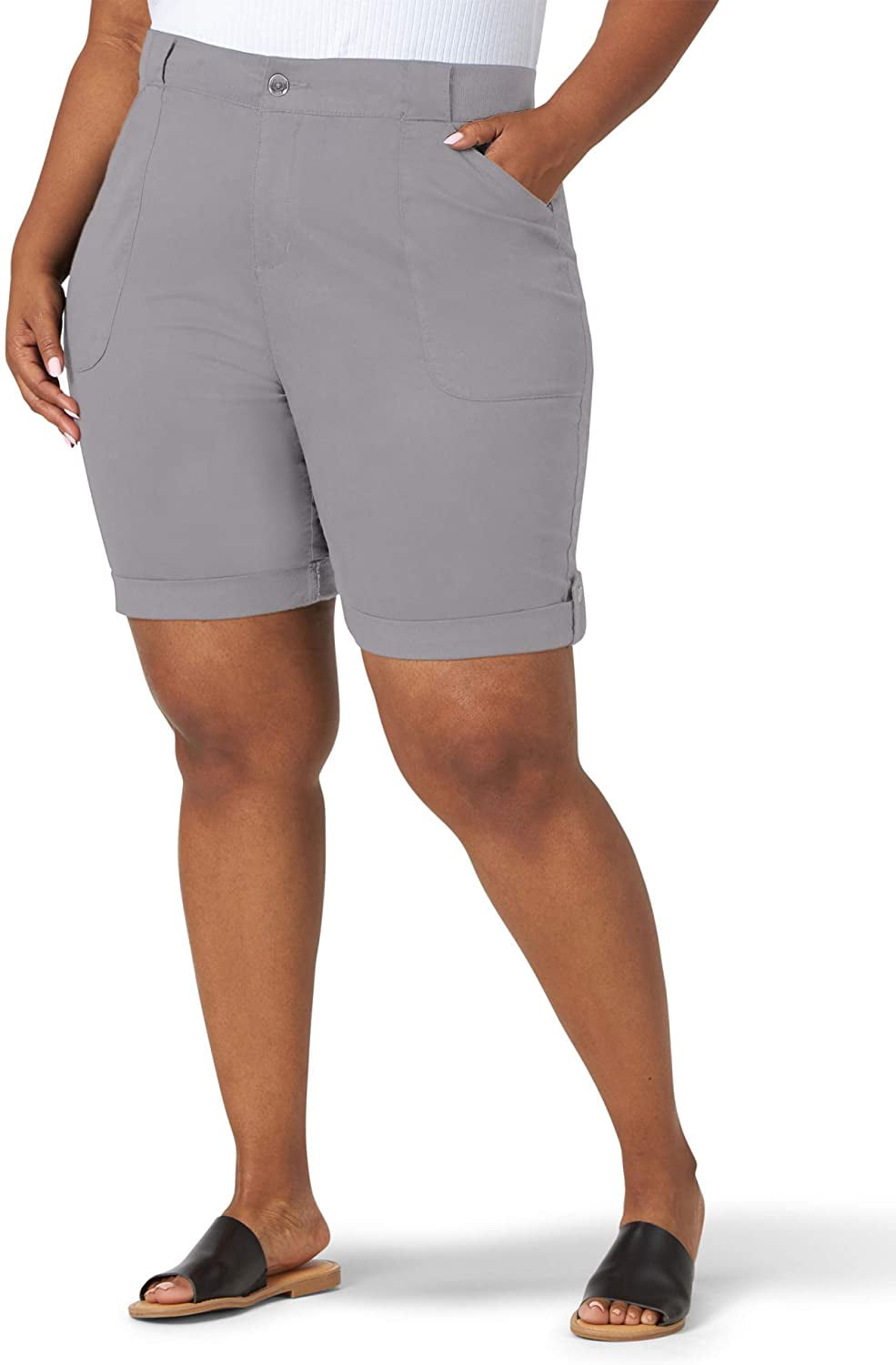 Lee Women's Flex-to-go Relaxed Fit Utility Bermuda Short 