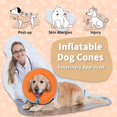 thumbnail image 2 of GFDYREE Dog Cone for After Surgery, Pet Inflatable Collar Comfy Soft Dog Cone, Adjustable Protective Recovery Dog Donut Collar for Large Dogs to Stop Licking and Prevent from Biting & Scratc, 2 of 7