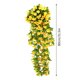 thumbnail image 3 of Flores artificiales de glicinia colgantes, orquídea violeta de seda, ajo, cesta de pared, decoración, enredadera floral artificial para el hogar, jardín, boda, fiesta, decoración interior y exterior,, 3 of 6