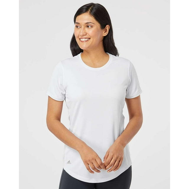 Adidas T-Shirt de Sport pour Femmes, TG, Blanc