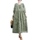 thumbnail image 1 of Vestido Irfora Vestido suelto de mujer con bolsillos Manga larga Impreso Vintage Casual Vestido de vacaciones Irfora Vestido, 1 of 7