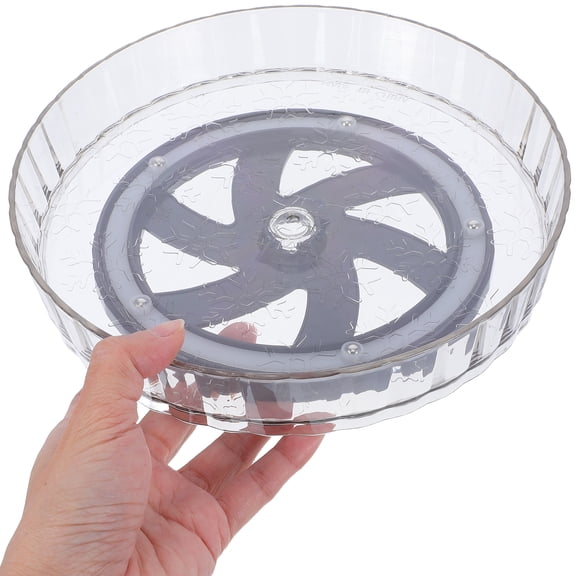 KALLORY 360° Rotating White Spice Rack Organizer for Kitchen Countertop and Dining Storage Solution, Space-Saving Design