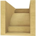 thumbnail image 4 of 7"W x 14"D x 7"H Wide Mediterranean Rough Cedar Woodgrain TimberThane Corbel, Primed Tan, 4 of 6