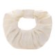 thumbnail image 1 of Moda mujer PU redondo plisado bajo el brazo bolso Casual pequeños bolsos (blanco) Likrtyny Para estrenar, 1 of 9