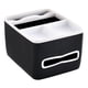 thumbnail image 2 of Caja de almacenamiento universal para reposabrazos de coche, almacenamiento de pañuelos, fácil de instalar, taza automotriz blanco negro, 2 of 9