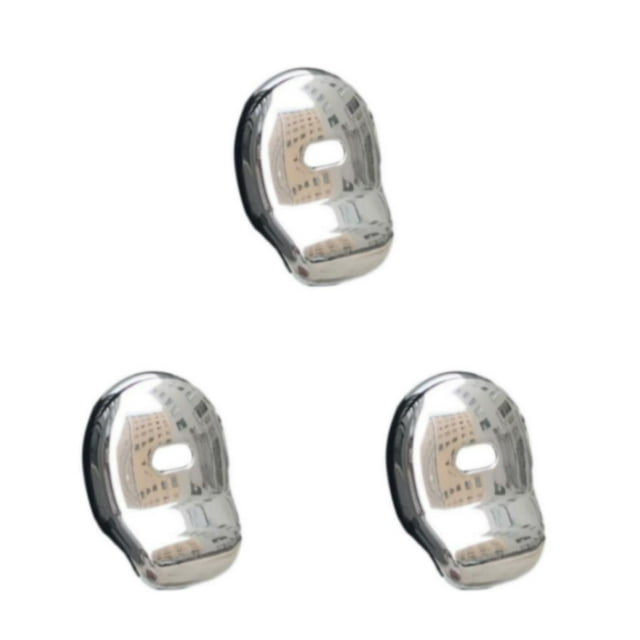 Guardoinrt ABS Materials Rear Door Handle Trim Exterior For Long-lasting Easy To Install Appearance Of House Bright Silver 3Set