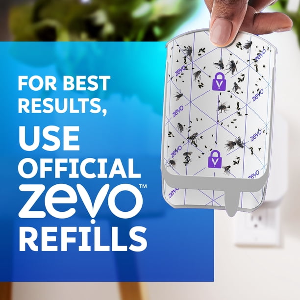 Zevo Indoor Flying Insect Killer Trap, Bug & Gnat House Killer, 2