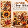 thumbnail image 4 of Autumn Harvest Pearl Diamond Painting Kit, 3D Bead Art Craft for Adults, DIY Fall Wall Decor Thanksgiving Handmade Gift, 4 of 8