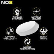 MRI Nitric Oxide NO2 Pills, Original Formula, Workout Boost, 90 Count (2 Pack)
