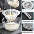thumbnail image 6 of Kitchen Ultra Fine Nylon Filter Food Yogurt Mesh sieve Plastic mesh Strainer with Handle Mini Brine Shrimp separation Mesh for filtering juice Milk honey, 6 of 6