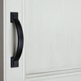 thumbnail image 4 of GlideRite 3 in. Center Arched Square Pulls Cabinet Hardware Handles, Matte Black, Pack of 5, 4 of 5