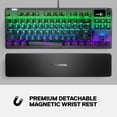 thumbnail image 4 of SteelSeries Apex 7 TKL Compact Mechanical Gaming Keyboard - OLED Smart Display - USB Passthrough and Media Controls - Tactile and Quiet - RGB Backlit (Brown Switch) SteelSeries 64747, 4 of 5
