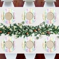 thumbnail image 7 of Coolnut Rainbow Stripe Round PVC Placemats 4 PCS, Non-Slip Heat Resistant Table Mat Kitchen Dining Table Plate Mat, 15.4inch263 Home Decor Gifts, 7 of 7