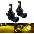 thumbnail image 1 of LAICAIW 2x HB4 9006 LED Fog Light Bulb Advanced 3030 SMD Bright Colorful Daytime Running DRL Lamp, Golden Yellow, 1 of 7