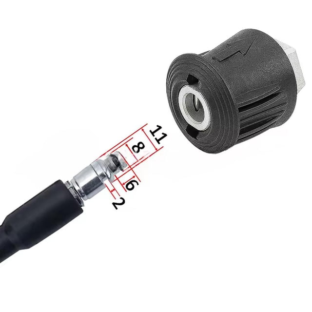 High Pressure Washer Adapter, Hose Adapter Quick Connect, Brass M22 Washer Gun Hose Pipe Convert Tool(M22 Fitting Hose Connector)