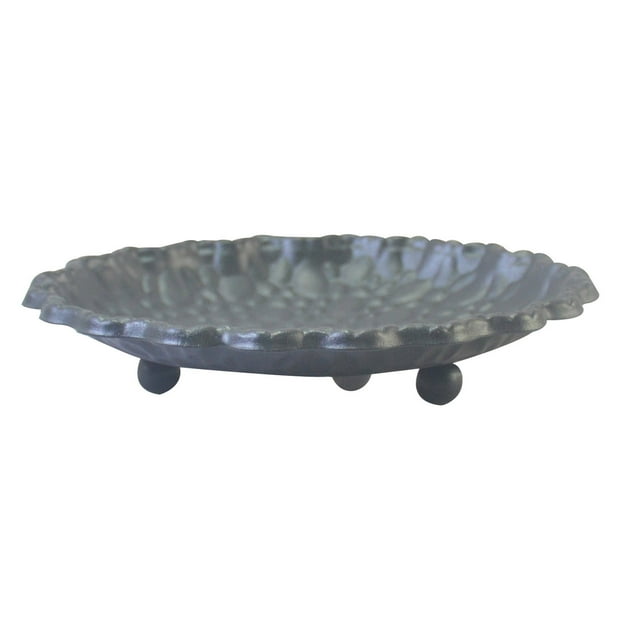 Vintage Wrought Iron Candle Tray Honeycomb Round Multi-functional Aromatherapy Candle Tray Base Decorative Storage Tray