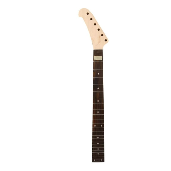 Electric Guitar Neck 24Fret 25.5Inch Maple Neck Rosewood Fretboard Reversed Head