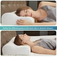 HOMCA Memory Foam Cervical Pillow for Sleeping, Neck Pillow for Pain