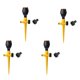 thumbnail image 5 of 4 aspersores giratorios para jardín, herramientas de riego con giro de 360 ​​grados. Amarillo, 5 of 9