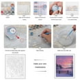 thumbnail image 3 of Paint by Numbers Kit for Adults, Winter Sunset Over Frozen Lake Paint by Numbers, Easy Paint by Numbers Kit for Adults Beginner, DIY Adult Paint by Number Kits on Canvas, Home Decor, 3 of 7
