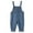 Blue, variant on Toddler Boys Girls Cotton Romper Straight Leg Preppy Trendy Harem Dungarees Pants Summer Casual Easter Jumpsuit 𝐔niforms