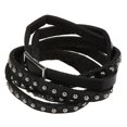 thumbnail image 2 of Unisex Punk Rock Multi-layer Rivet Stud Bracelet Bangle Wrap Cuff, 2 of 5