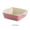 thumbnail image 3 of simhoa Ceramic Bakeware Casserole Dishes for Oven for Barbecues Camping Restaurants Square, 3 of 8
