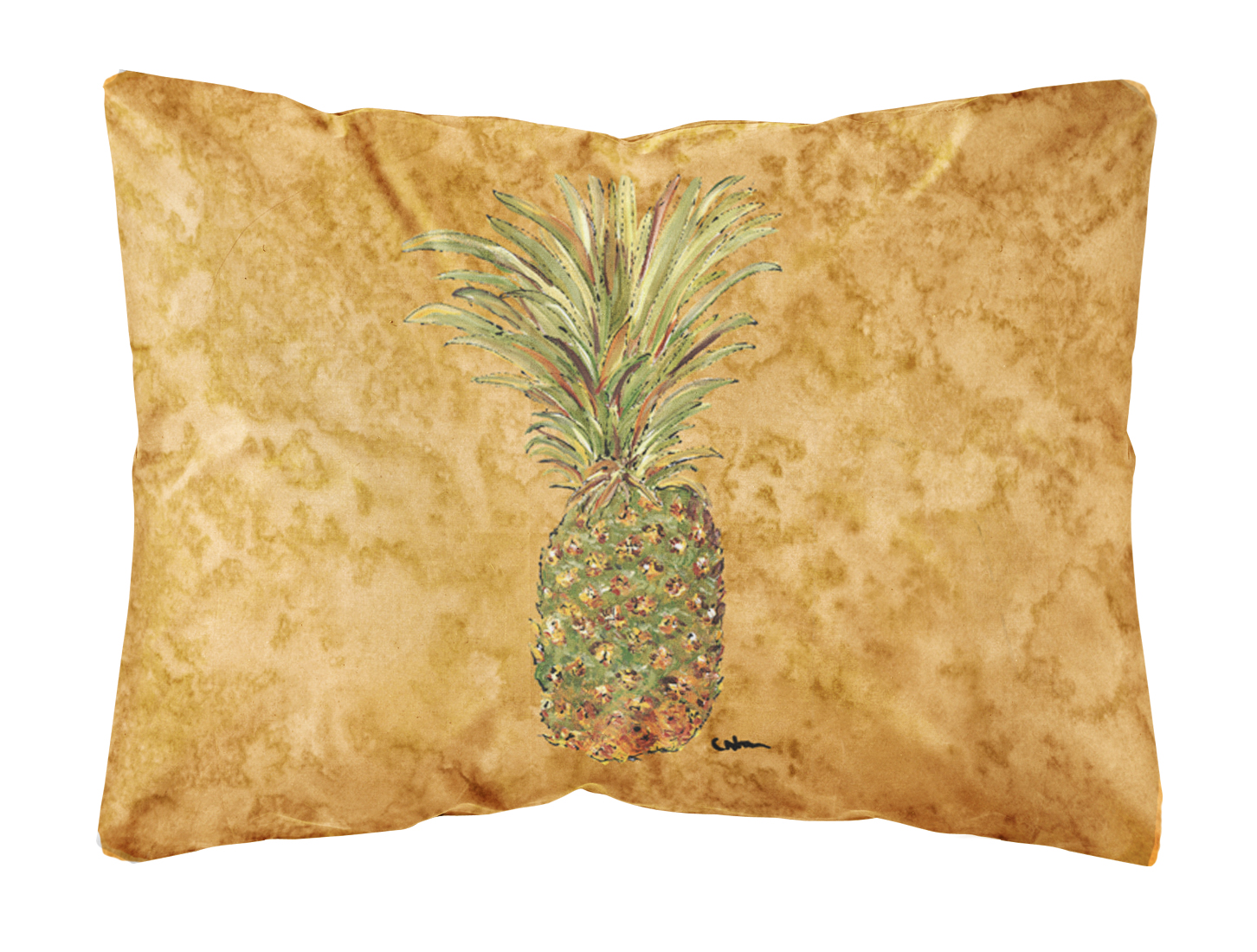 Pineapple Canvas Fabric Decorative Pillow Walmart Com
