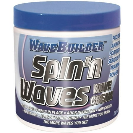 WaveBuilder Spin'n Waves Holding Creme, 8 oz (Pack of 2)
