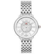 Michele Serein Mid Stainless Steel Diamonds Silver Dial Womens Watch MWW21B000147
