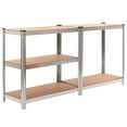 thumbnail image 4 of vidaXL Storage Shelves 2 pcs 35.4"x15.7"x70.9" MDF, 144812, 4 of 7