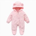 thumbnail image 2 of HCNTES Baby Boy Winter Clothes Baby Outerwear Boy Outfits Bunting Onesie Cartoon Warm Hooded Clothes, 2 of 9
