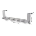 thumbnail image 5 of ULTNICE Stainless Steel Door Hooks Strong and for Household Use Silver Can Hold Bags Without, 5 of 6