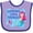 Lavender and Purple, variant on Inktastic Mommy's Little Mermaid Girls Baby Bib