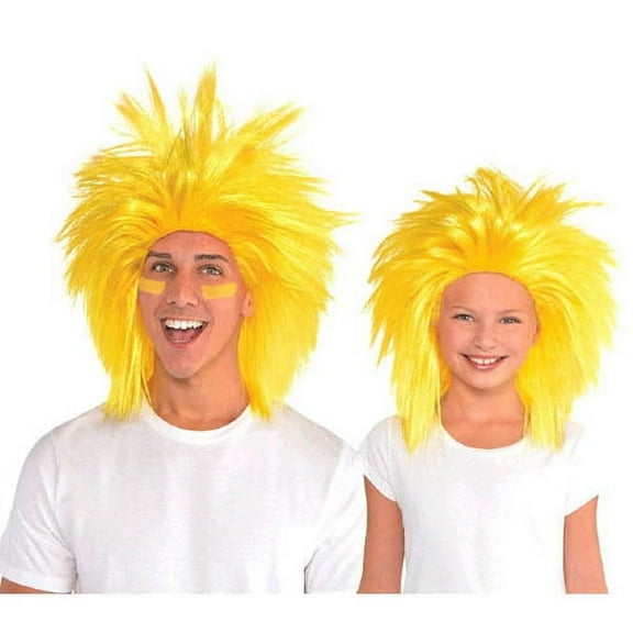 Yellow Crazy Wig (1ct)