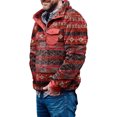 thumbnail image 1 of 2025 Men's Hoodless Sweatshirt Men's Winter Fleece Pullover Bride Sweatshirt Jacket Button Collar Sweatshirt Vinyl, 1 of 6