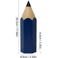 thumbnail image 4 of Desk-Pencil Holder Cup – High Capacity Pen Container, Fun Colorful Pencil Shaped Organizer, Desktop Storage | Home Office School Supply Accessory for Writing Instruments and Stationery Items, 4 of 9