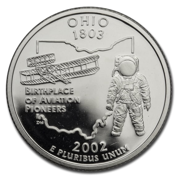 2002-S Ohio State Quarter Gem Proof (Silver)