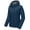 Blue Heather, variant on Women's Waterproof Outdoor Ski Jacket Windproof Warm Coat with Detachable Hood Light Gray Heather XL