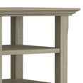 thumbnail image 2 of Simpli Home Acadian Wood 19" Square Transitional End Table in Gray, 2 of 11