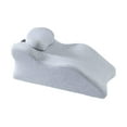 thumbnail image 3 of Almohada para piernas que mejora la postura Almohada para elevar las piernas Funda lavable Almohada de espuma viscoelástica Cojín de soporte para pier Gris, 3 of 9