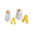 thumbnail image 2 of Cjfdfy Newborn Baby Boy Girls Halloween Animal Costume Outfit Goose Plush Hooded Sleeveless Romper And Socks 2 Pcs Set Infant Cute Animal Warm Hooded Sleeveless Jumpsuit 0-2Y, 2 of 9