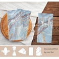 thumbnail image 5 of GZHJMY 3D Lifelike Marble Printed Cloth Napkins, Set of 1 20 x 20 Inch Soft & Comfortable Polyester Dinner Napkins for Family, House, Restaurant, Weddings, Parties, 5 of 6